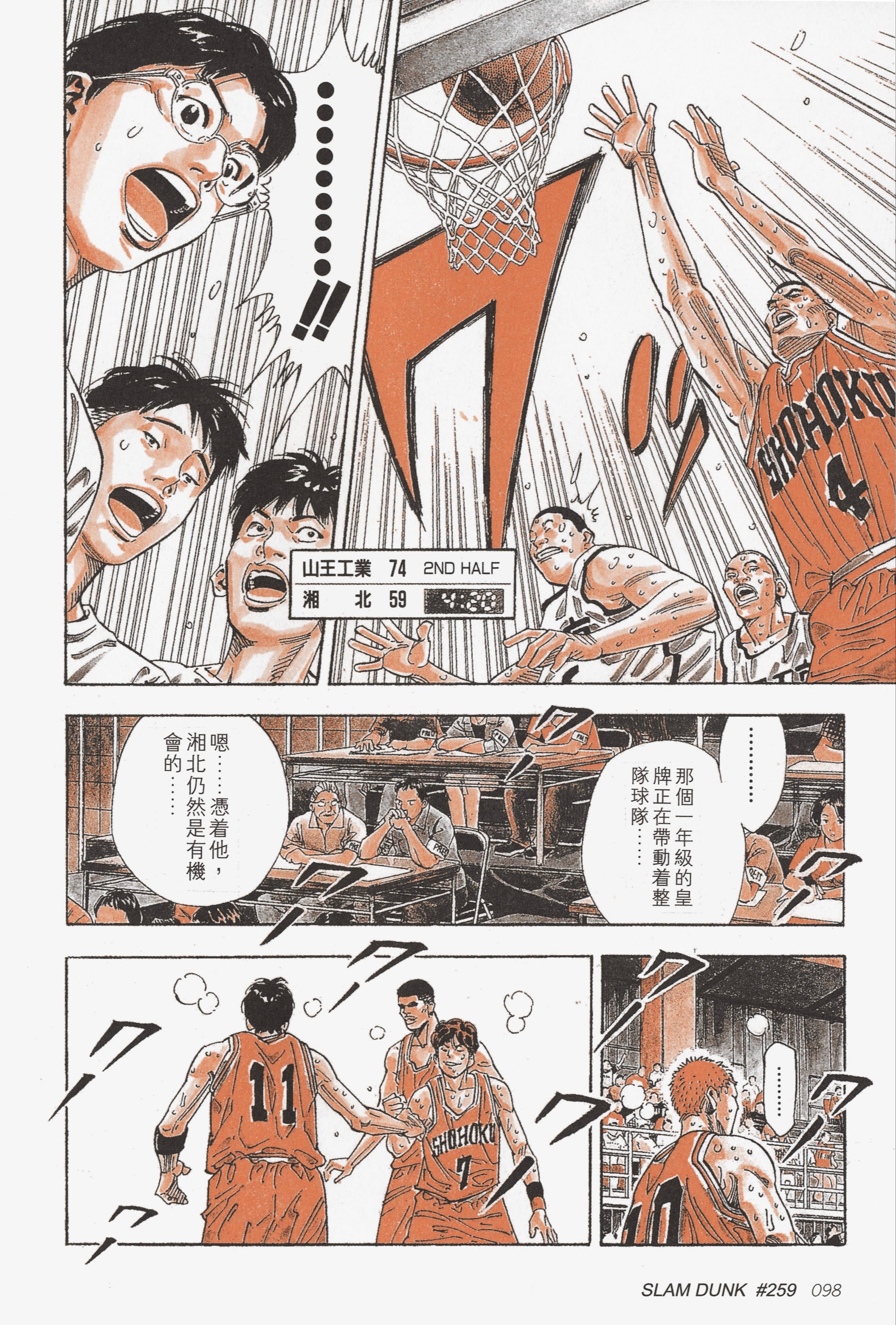 井上雄彦原作漫画slamdunk第259话布局2
