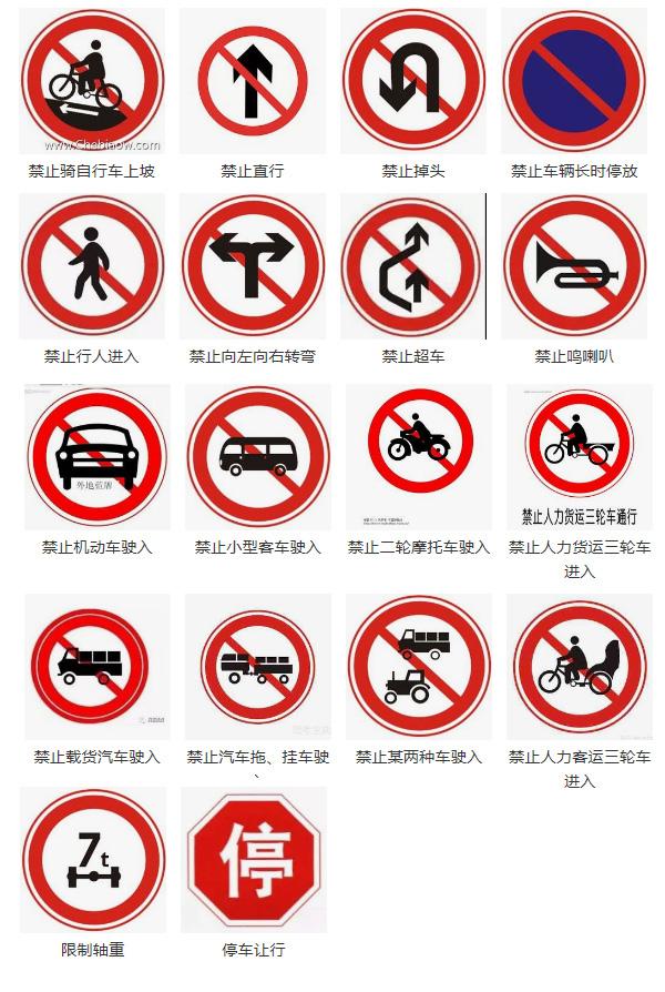 这些路上的常见车标认清了会减少很多不必要的违章与事故