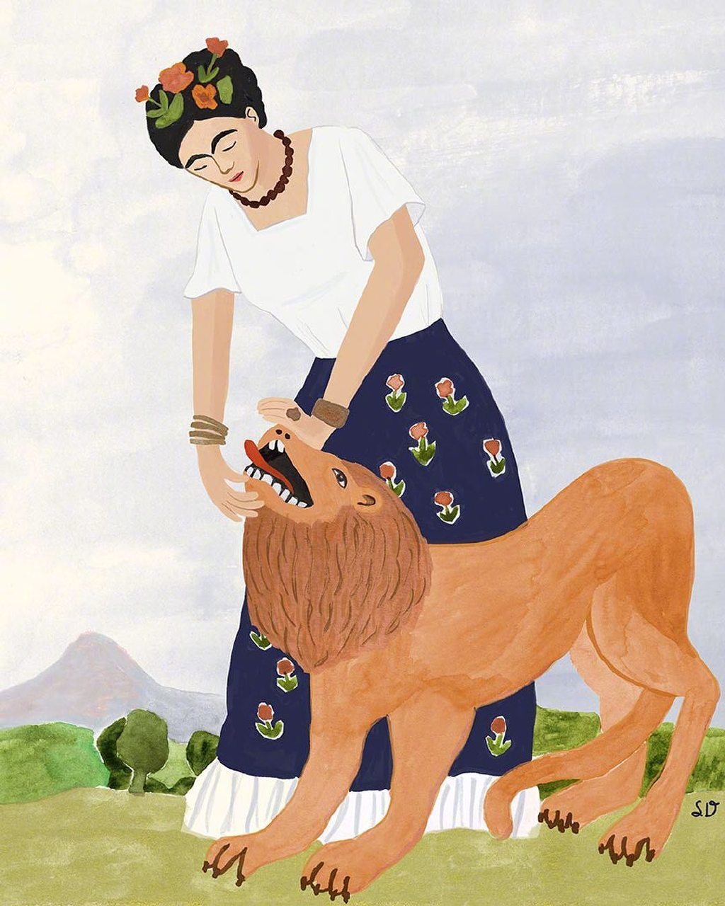 加拿大插画师 sophie dufresne 清新的生活插画