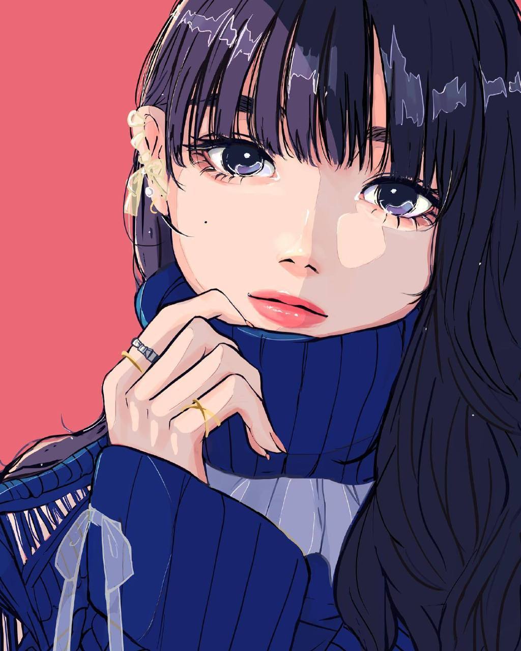 插画师 chan_chikame 67676767色彩明艳的少女插画