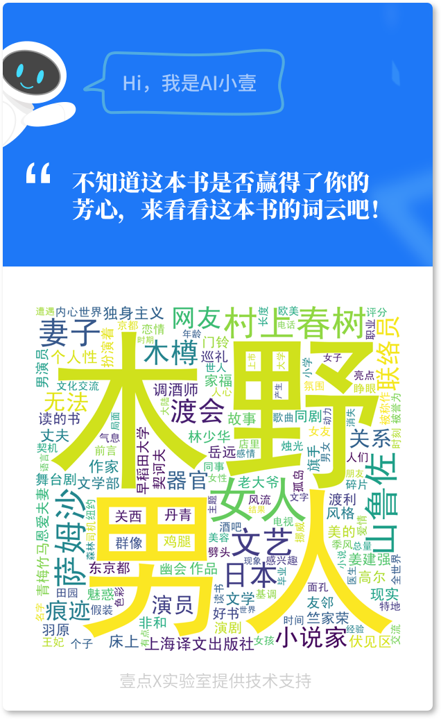 「陪你读书」《没有女人的男人们》休闲区蓝鸢梦想 - Www.slyday.coM