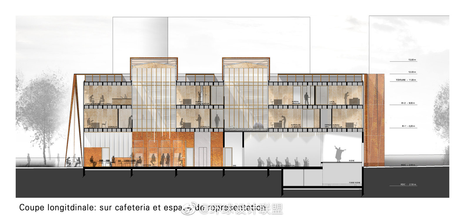 建筑剖面图表达