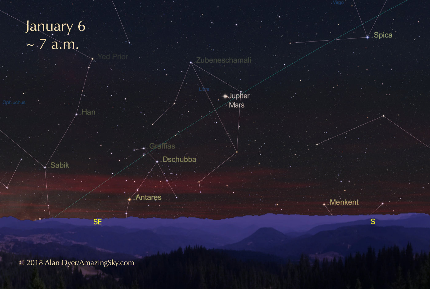 请定好闹钟角宿一伴月来啦就在本月底
