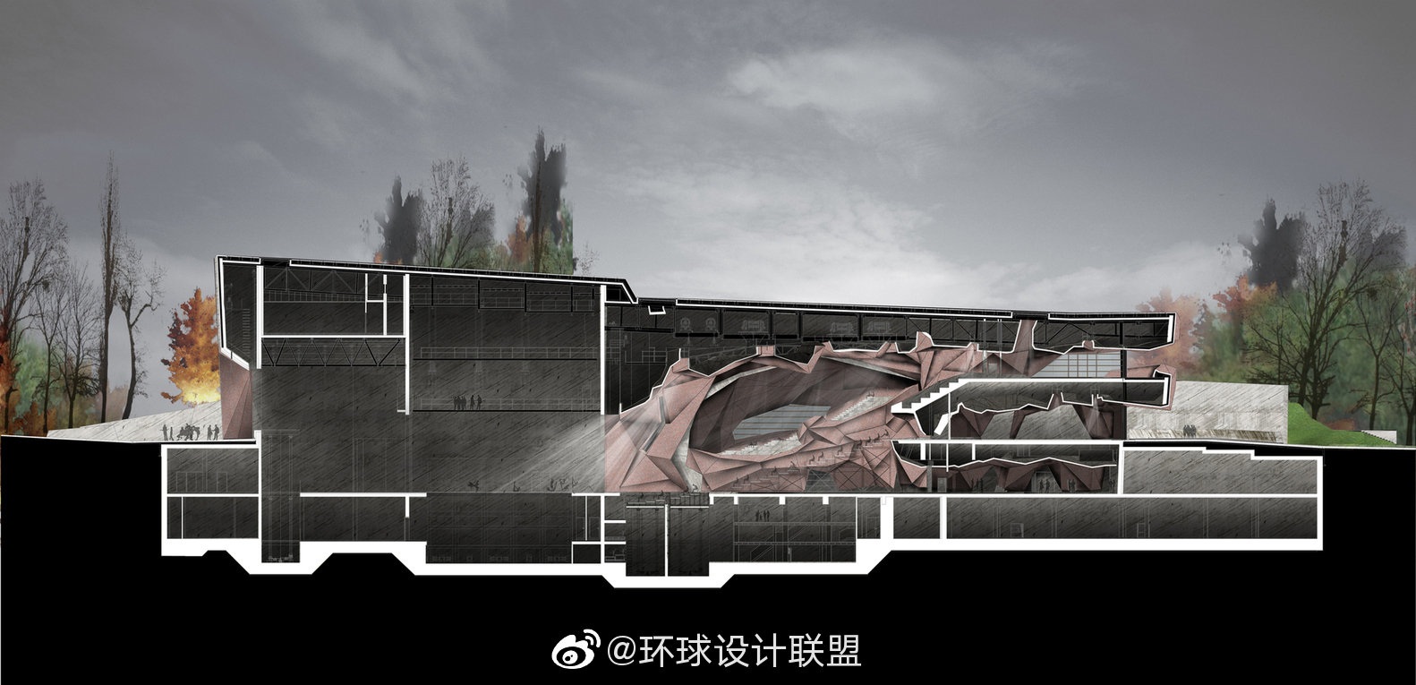 建筑剖面图表达