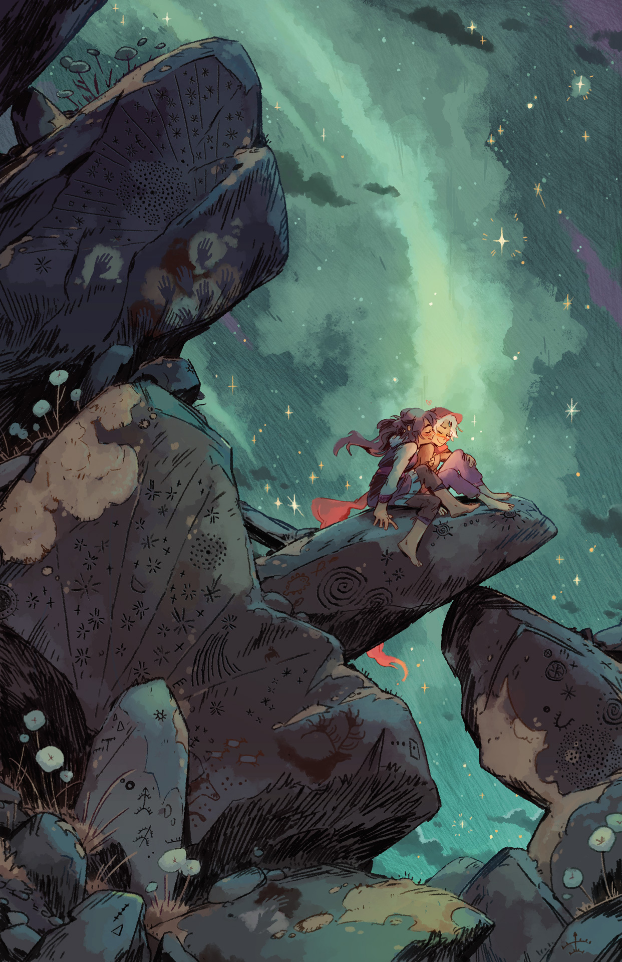 插画师bearsarered的一组童话冒险插画