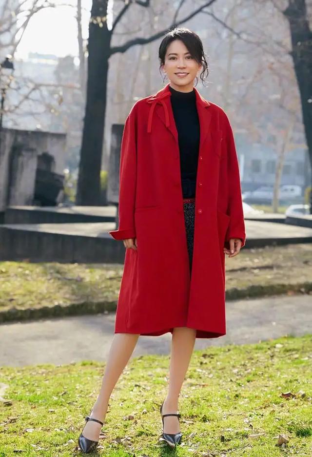 高领毛衣,高级感扑面而来,谁穿谁有"女神范"|大衣|谢娜|搭配_新浪新闻