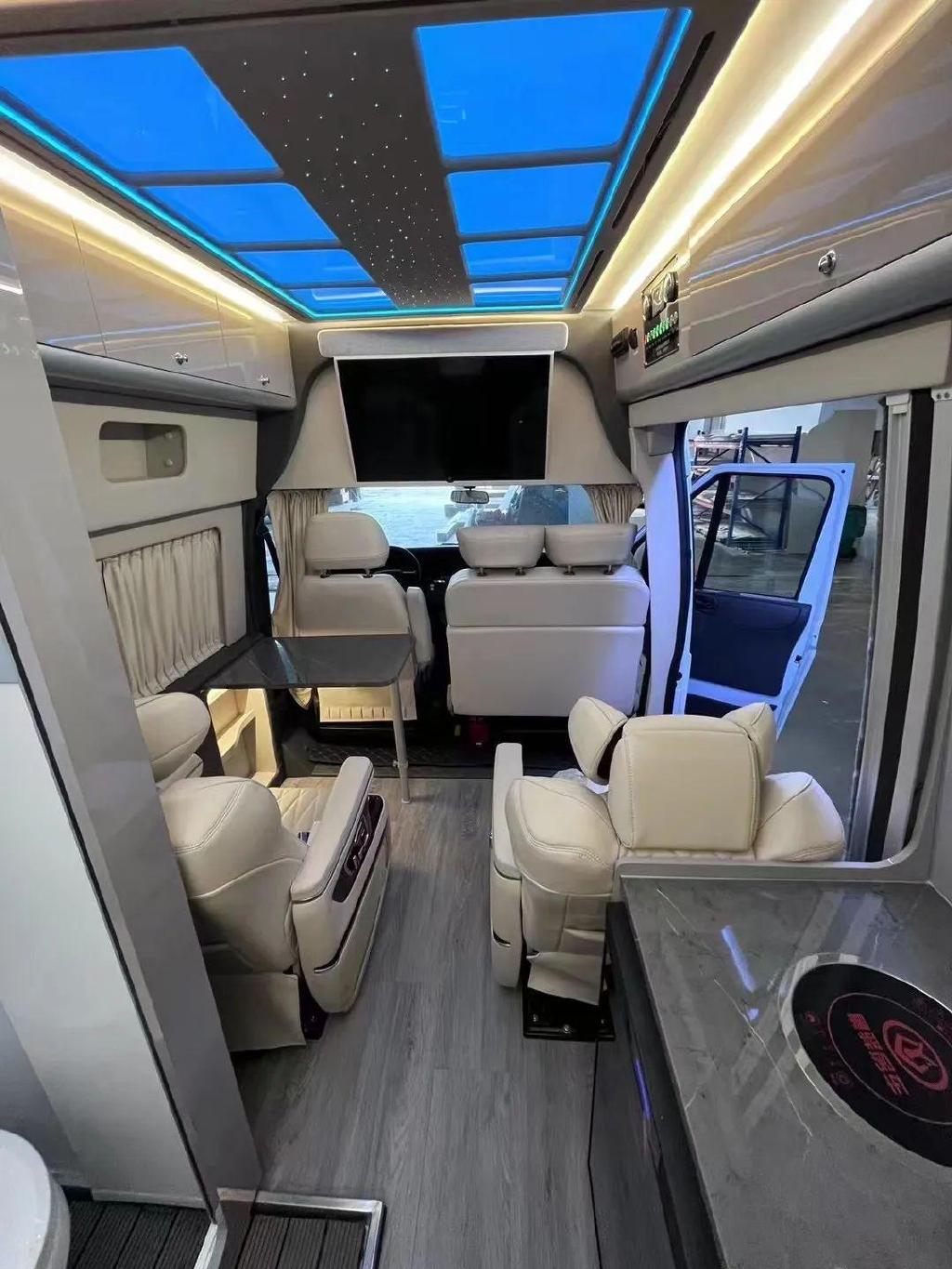 景驿福特v348尊享版房车豪华内饰配置高级质感享受商旅兼备