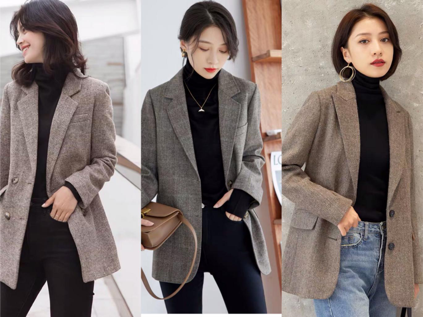 衣服在精不在多,秋冬季简约通勤穿搭示范,高级精致又耐看时尚