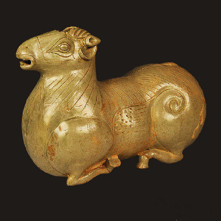 三国时期的文物——吴国青瓷羊尊,现藏于南京市博物馆_高清图集_新浪