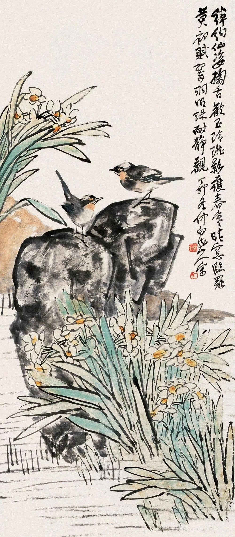 "白龙山人"王一亭花鸟作品欣赏