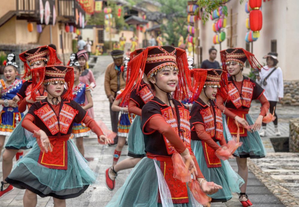 江西全南的传统古村,两个围屋尤其精美