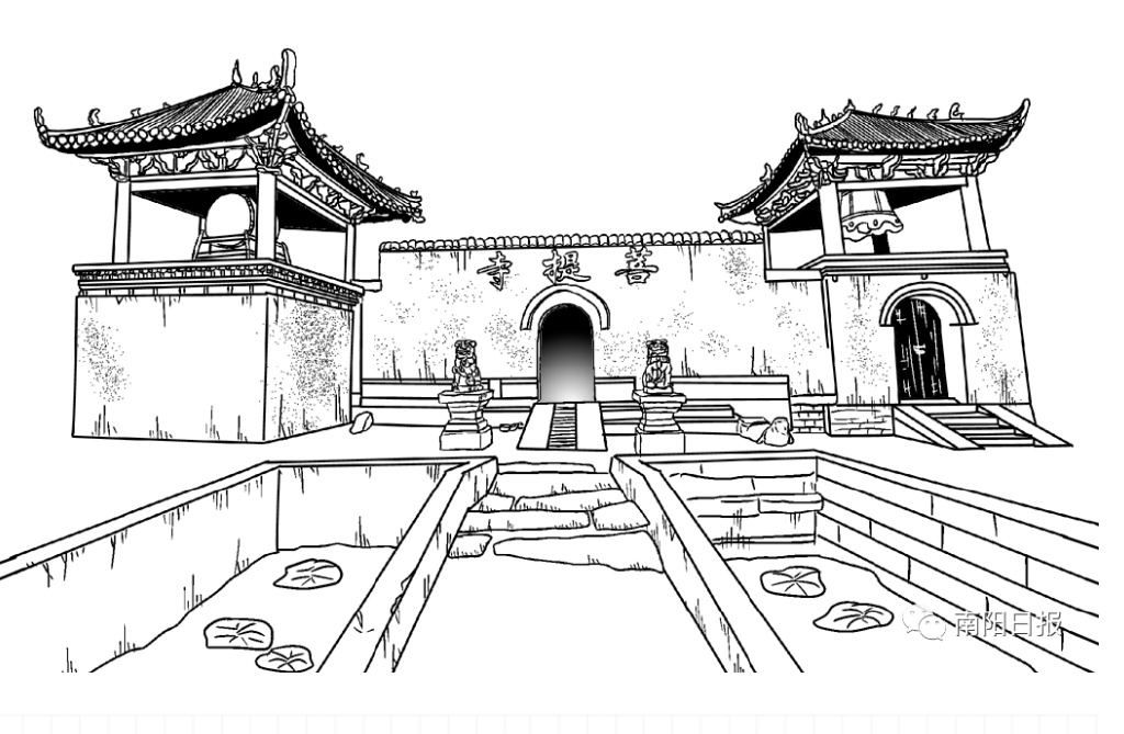 世界艾乡资讯-南阳有画说丨镇平古刹菩提寺,一场跨越千年的历史漫行