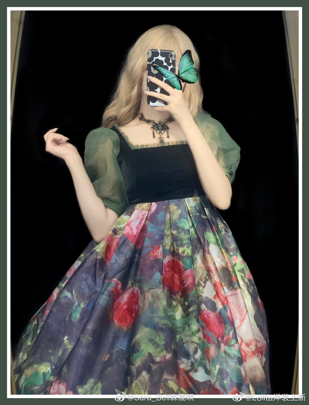 电阻:@sara_bell森鹿呗 小裙子:蔷薇中的埃琳娜time:5.20上