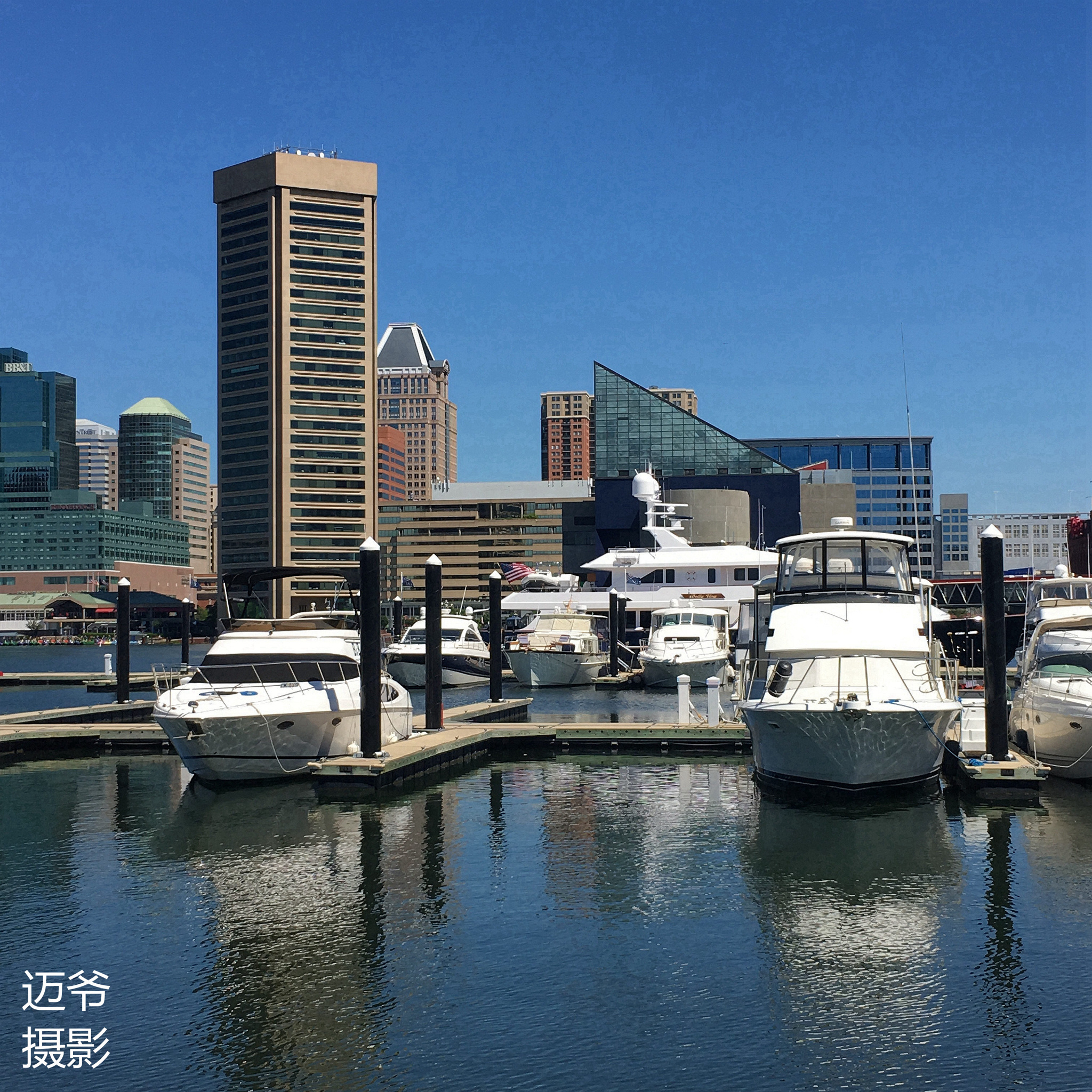 巴尔的摩内港 手机原创摄影
