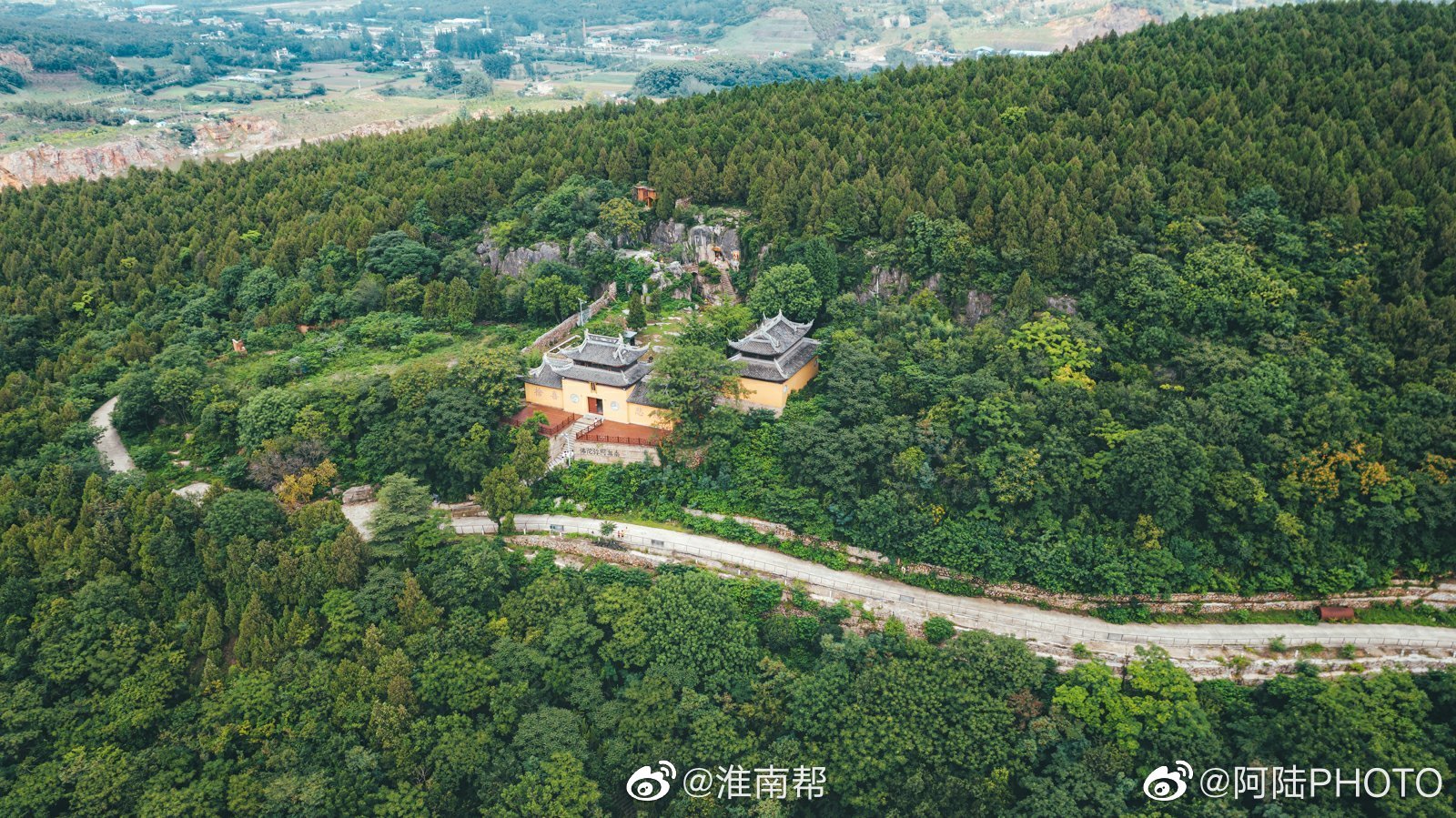 鸟瞰上窑森林公园