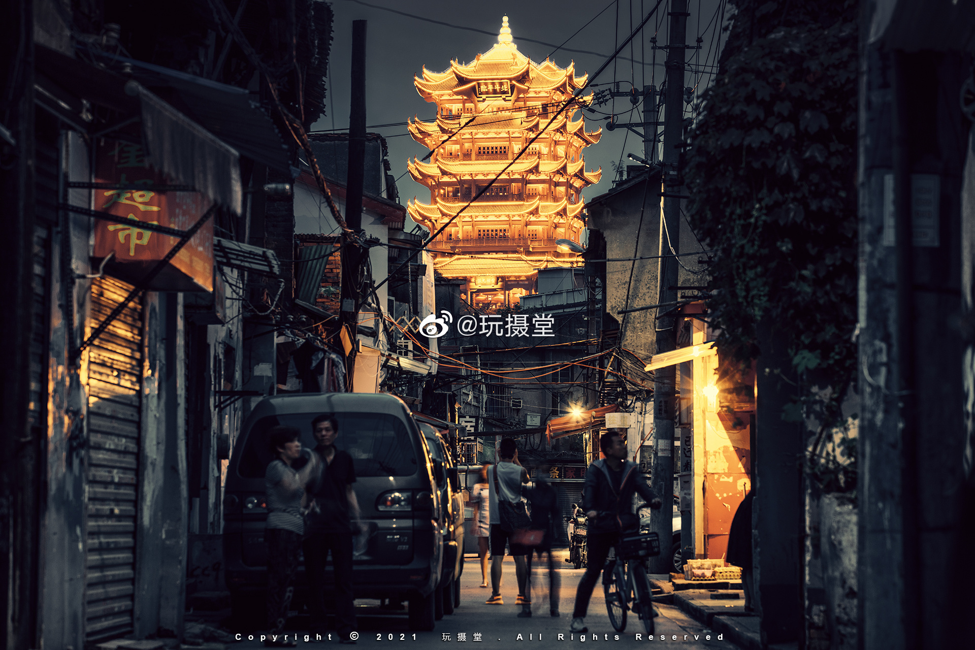 得胜桥的黄鹤楼