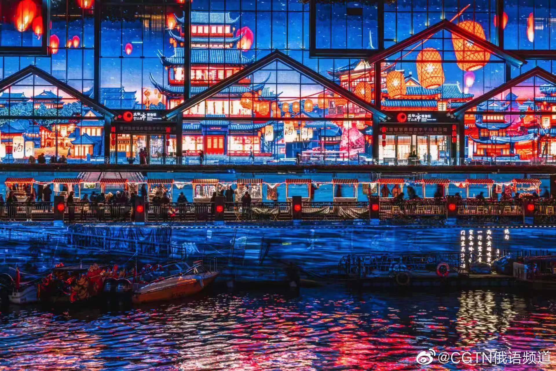 夜游锦江点亮城市夜经济!