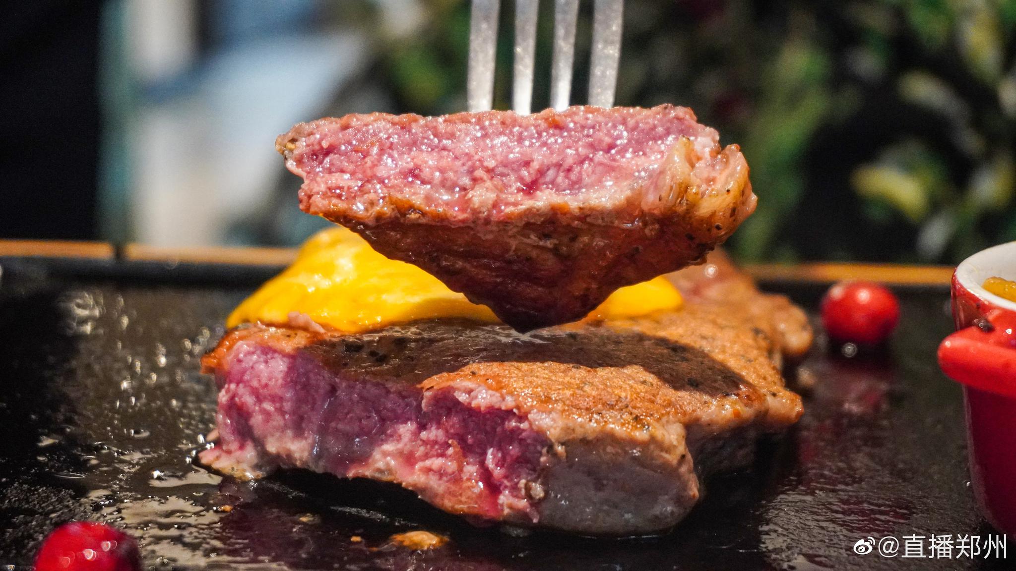 瀑布芝士厚切牛排