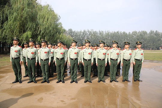 武警北京总队执勤第十一支队组织中级士官整训