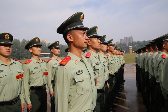 武警北京总队执勤第十一支队组织中级士官整训