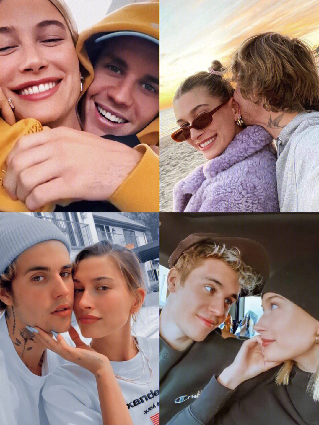 比伯的现任海莉和比伯的前任赛琳娜同框还合照了_高清图集_新浪网