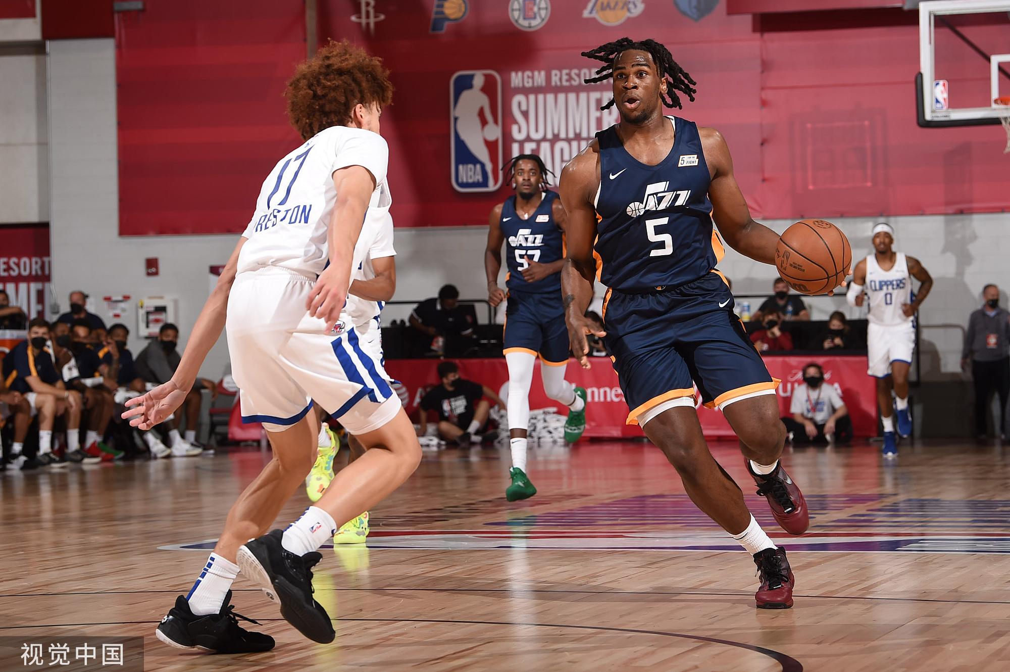 [图]nba夏季联赛-洛杉矶快船94-90犹他爵士