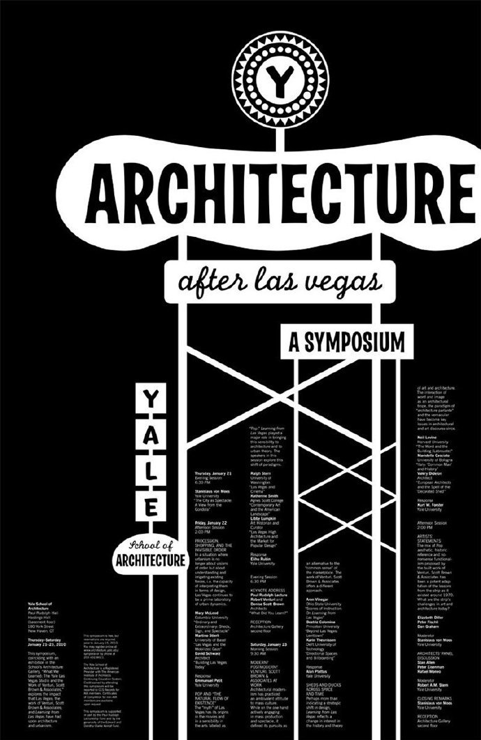 黑白文字海报设计 & 创意版式设计