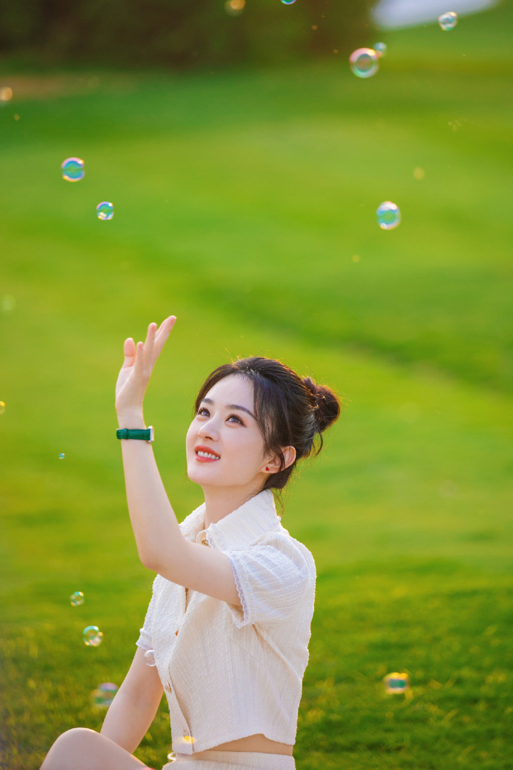 赵丽颖露营随拍来啦