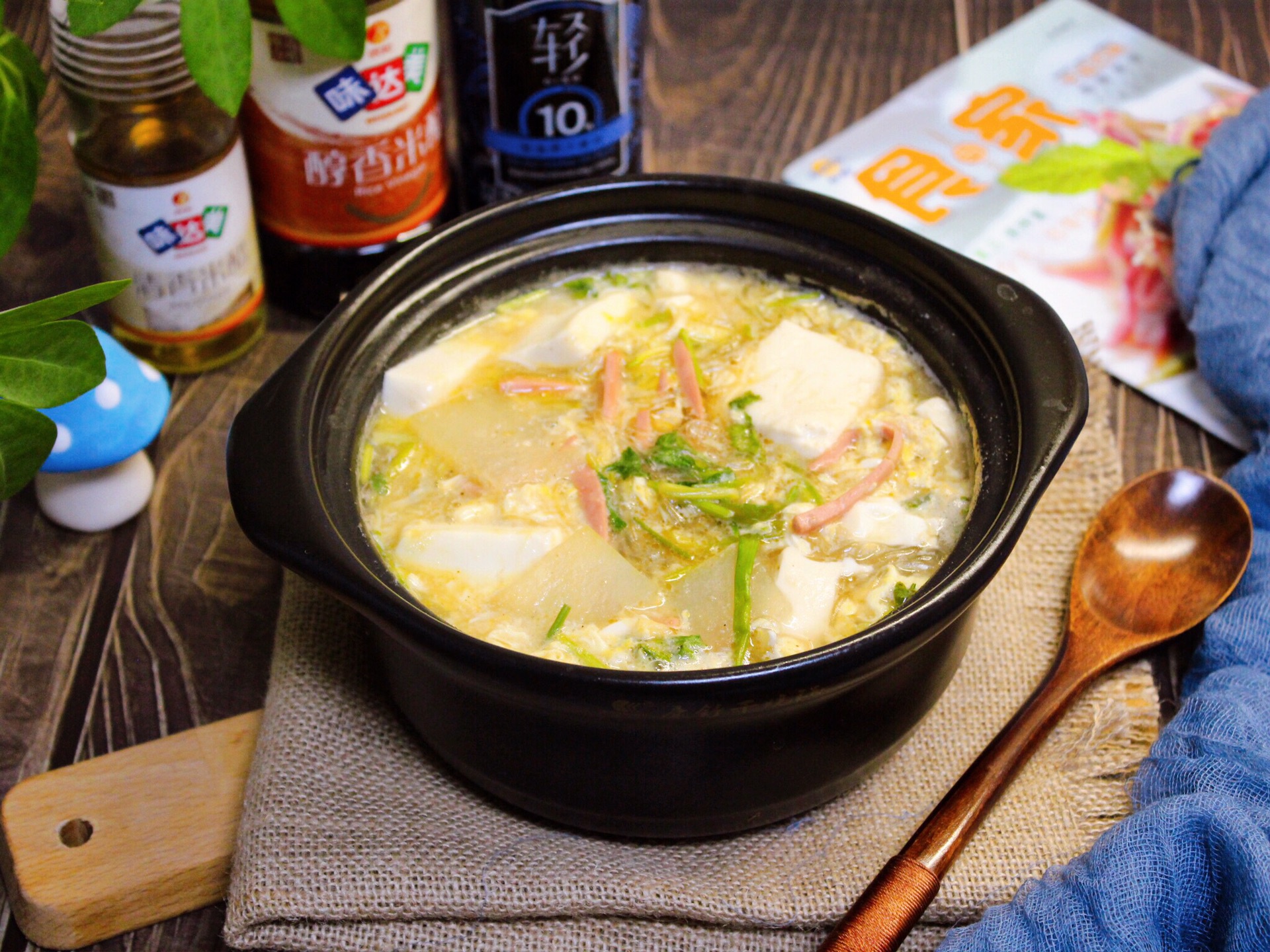 醋椒豆腐砂锅即便是出汗也要吃鲜香味浓酸辣爽口开胃促食欲