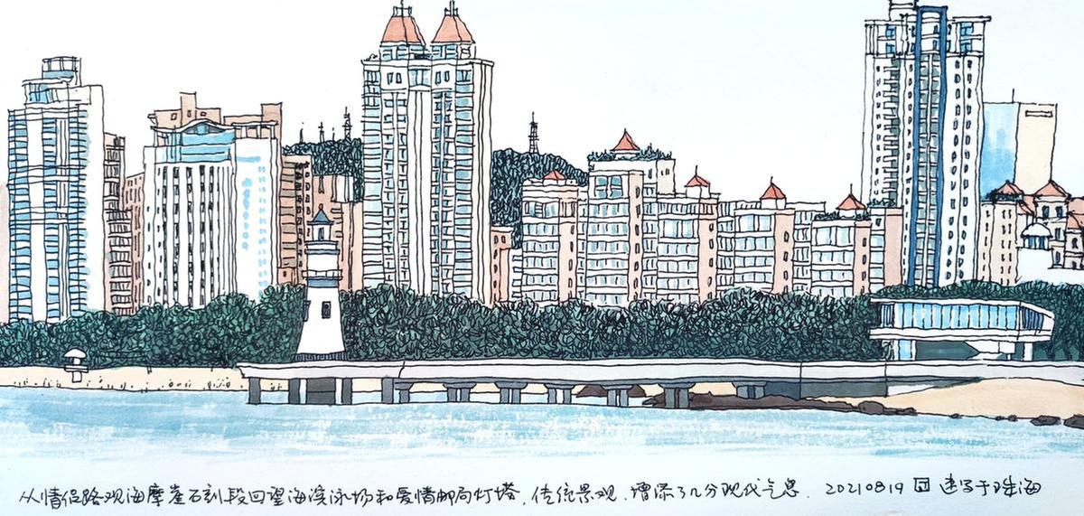 大湾风:珠海经济特区大日子,一组速写送上祝福!