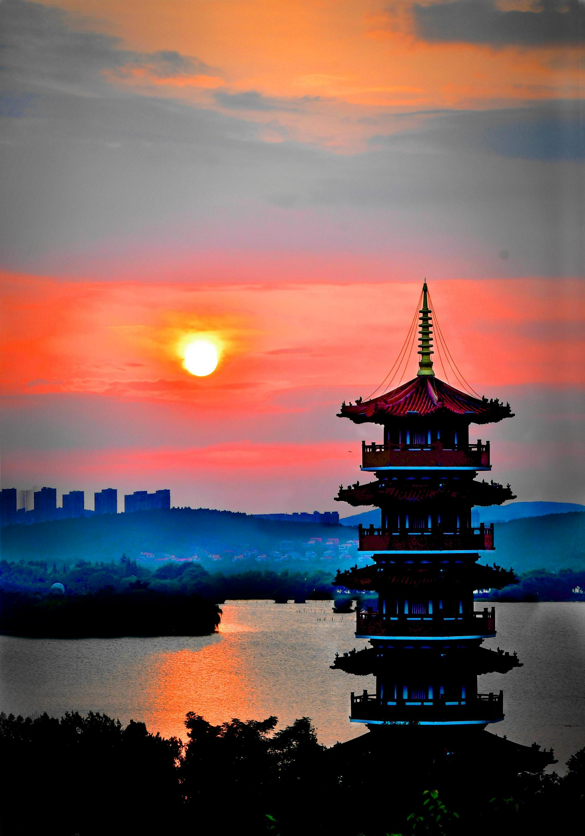 美丽江苏·每日一景丨徐州:霞光映画 古彭新颜