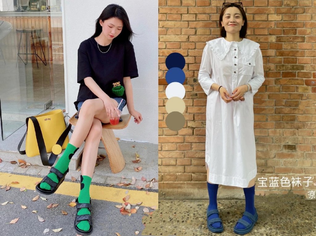 凉鞋袜子又土又丑看了潮人穿搭后直呼惊艳