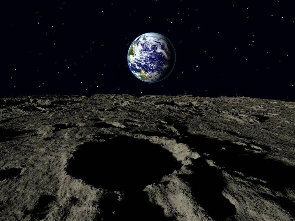 6810亿像素月球全景图图片