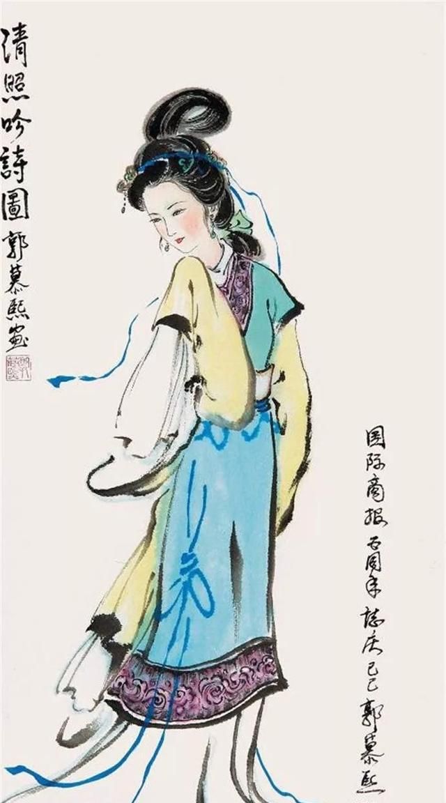 巾帼不让须眉郭慕熙的工笔重彩人物