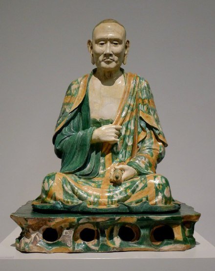 "明星"文物——辽三彩罗汉像_高清图集_新浪网