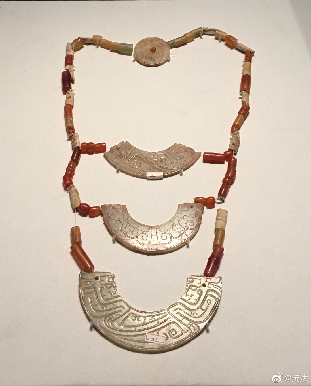1,三璜联珠玉组佩,山西绛县横北西周墓出土_高清图集_新浪网
