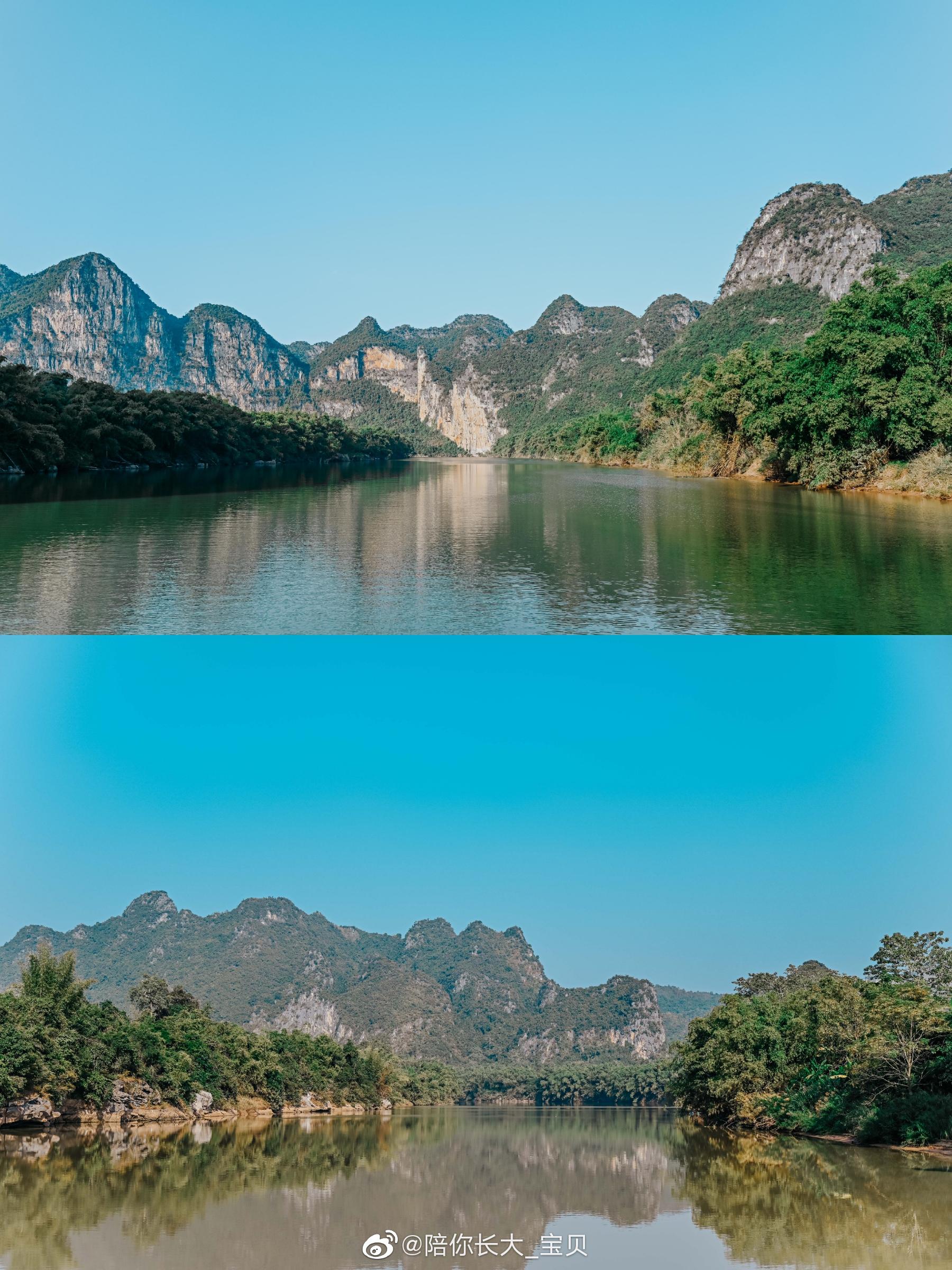 在广西崇左市宁明县的花山岩画_高清图集_新浪网