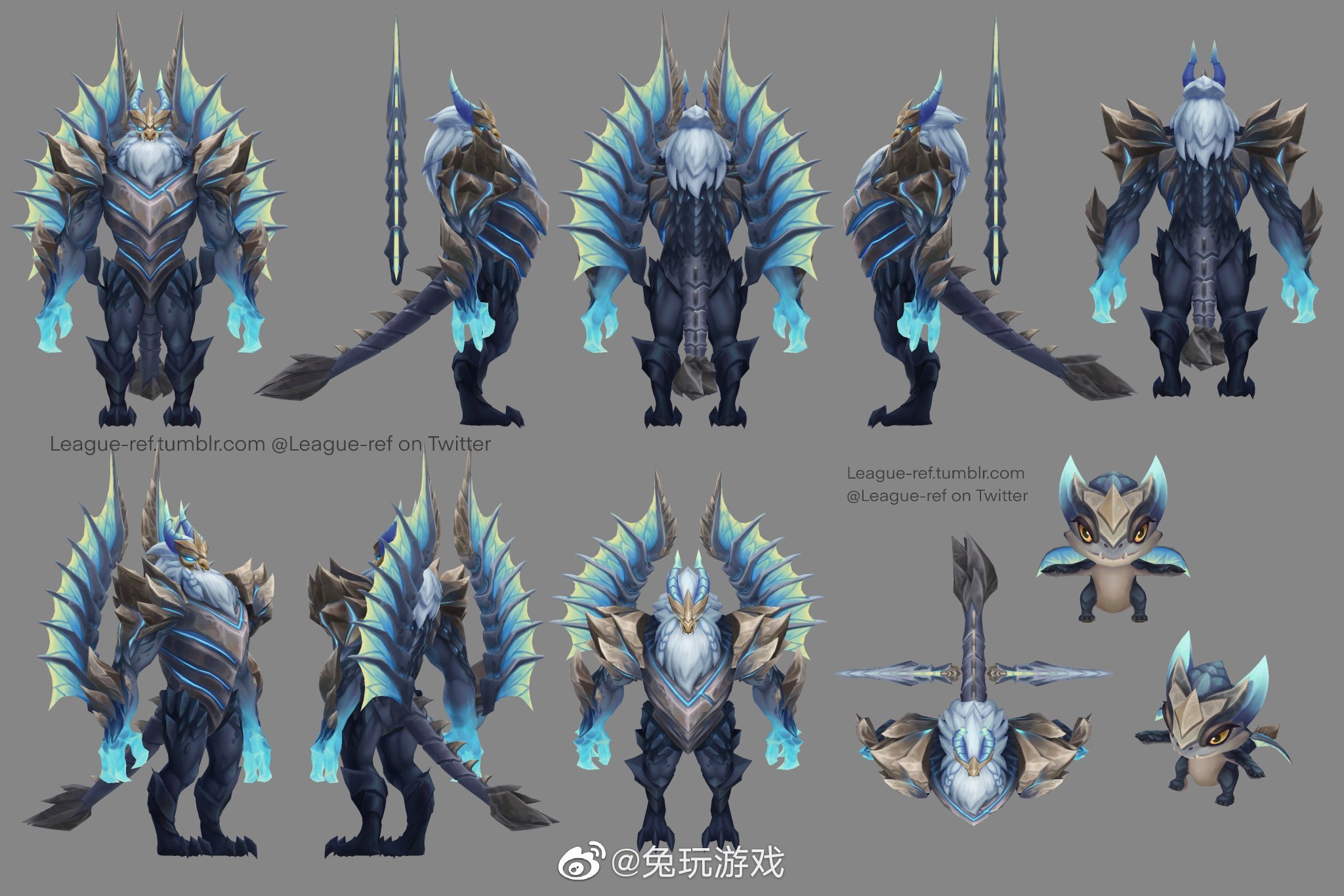 屠龙勇士系列 凯尔 加里奥 图奇 皮肤细节图