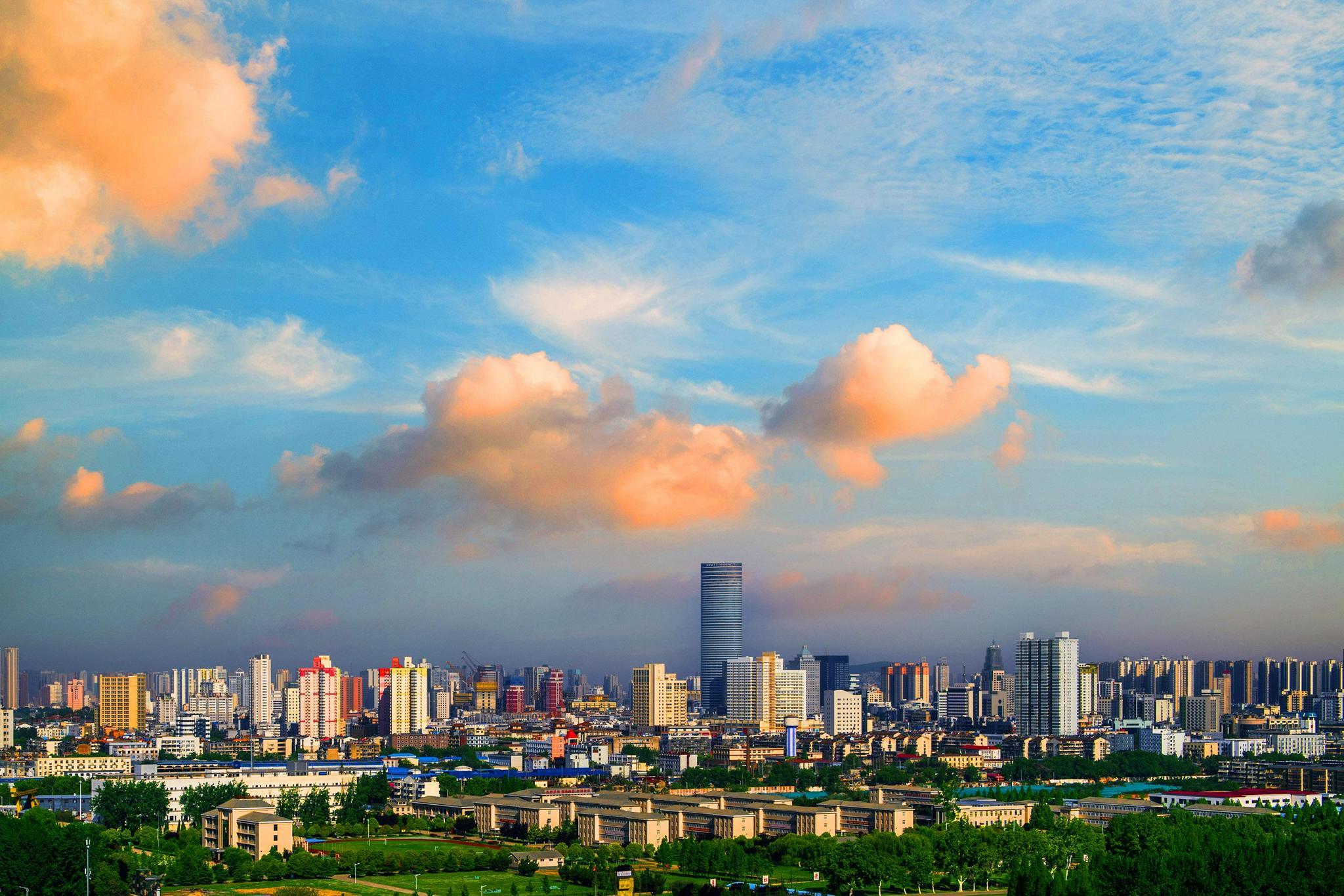 美丽江苏·每日一景丨徐州:霞光映画 古彭新颜