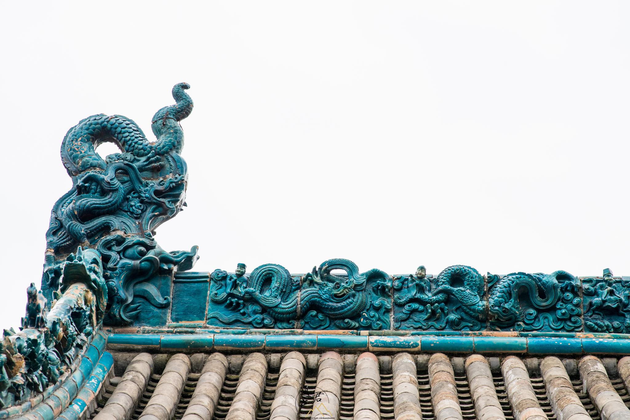 山西晋城玉皇庙的孔雀蓝琉璃瓦_高清图集_新浪网