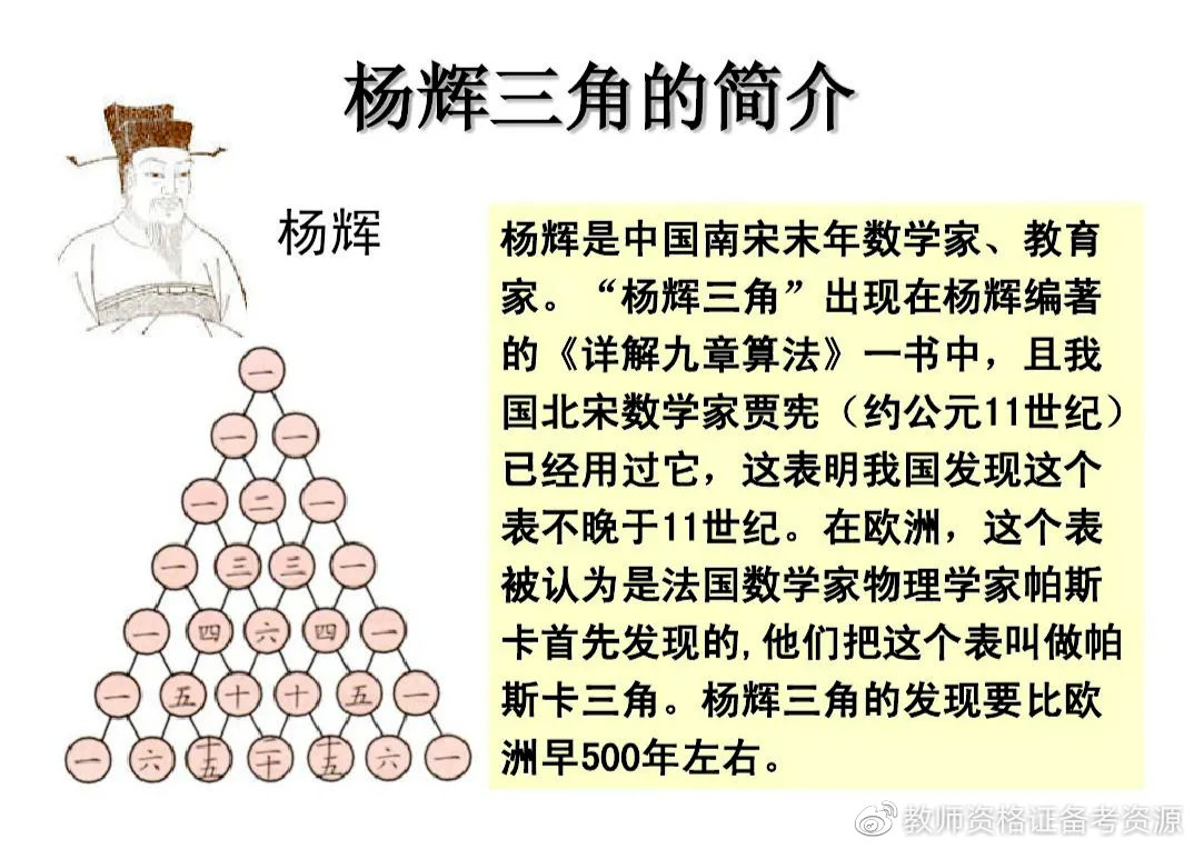 数学专栏杨辉三角
