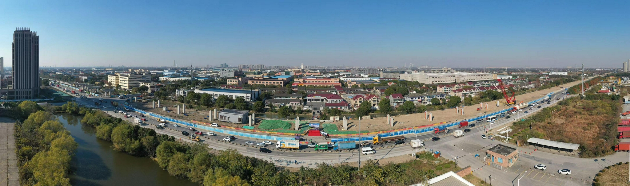 大叶公路城区段高架桥正式开启预制拼装施工