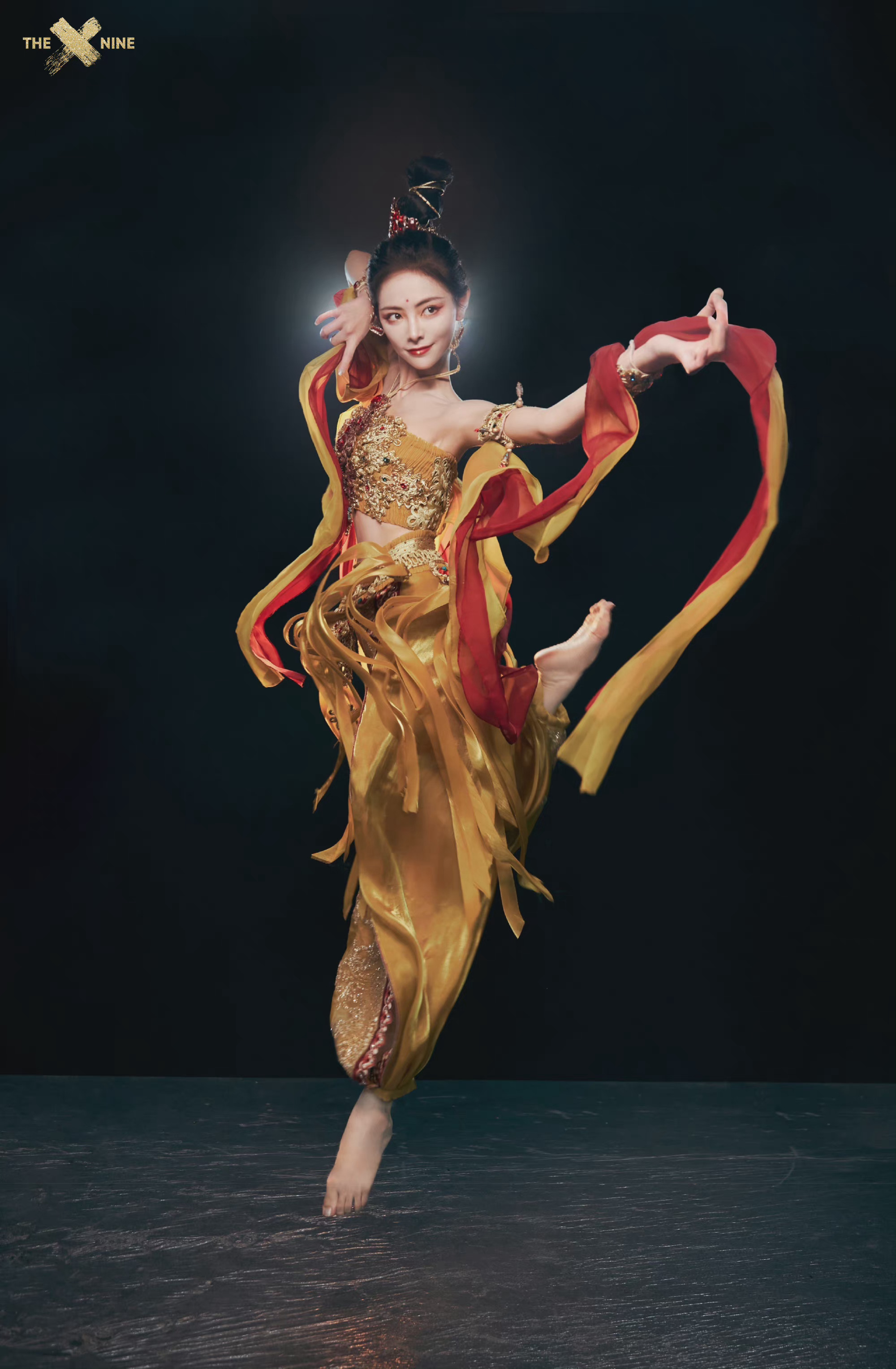 许佳琪舞蹈生造型图敦煌舞的造型好美是仙女吧