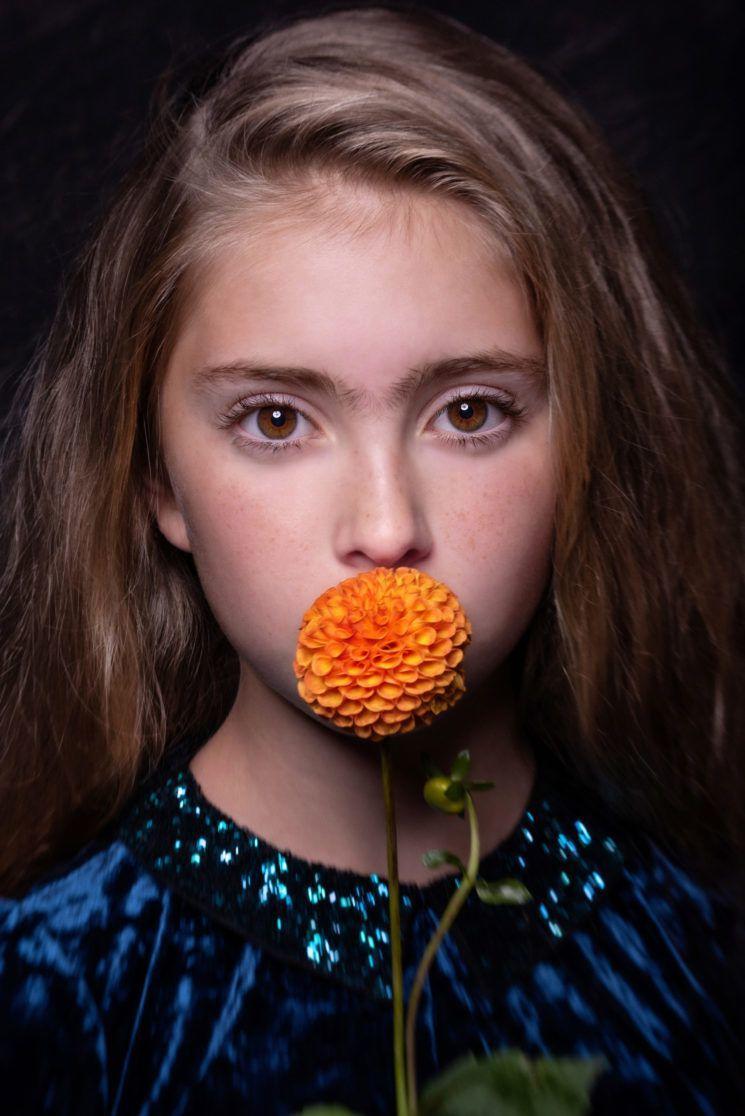 天使般的可爱面容 古典风的儿童人像