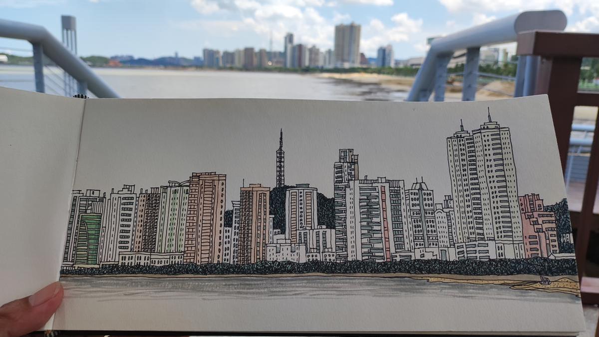 大湾风:珠海经济特区大日子,一组速写送上祝福!