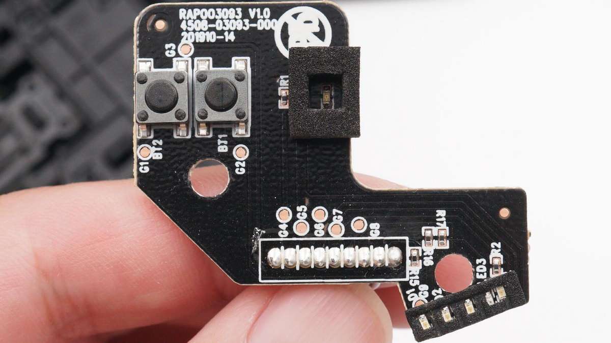 拆解报告rapoo雷柏多模式无线充电鼠标mt750w