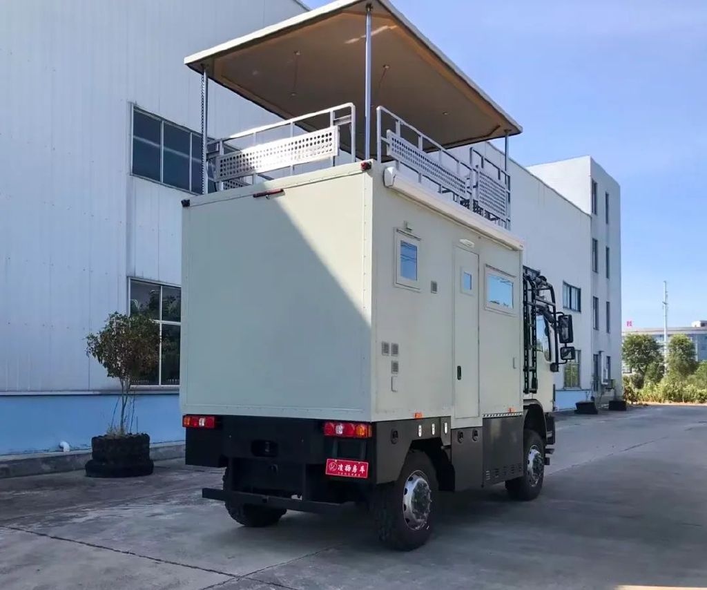 凌扬陕汽l3000重卡房车带升降露台高端配置从容漫游大千世界