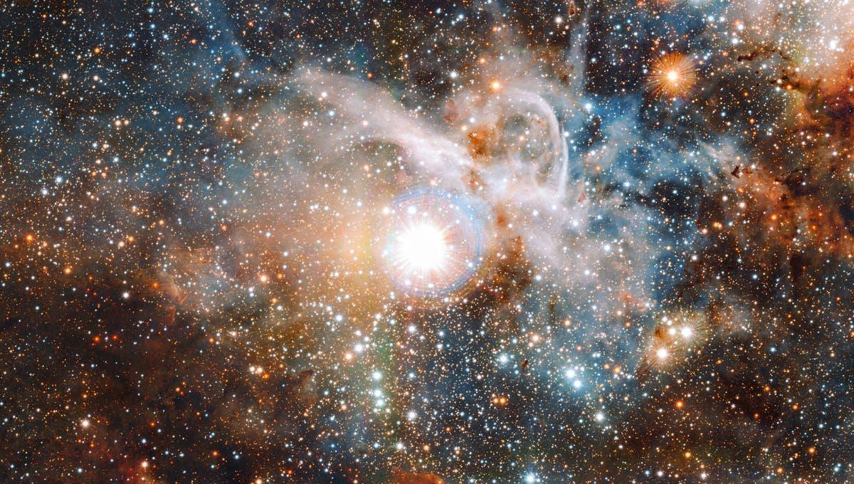 美丽的丝状星云诞生了新的恒星