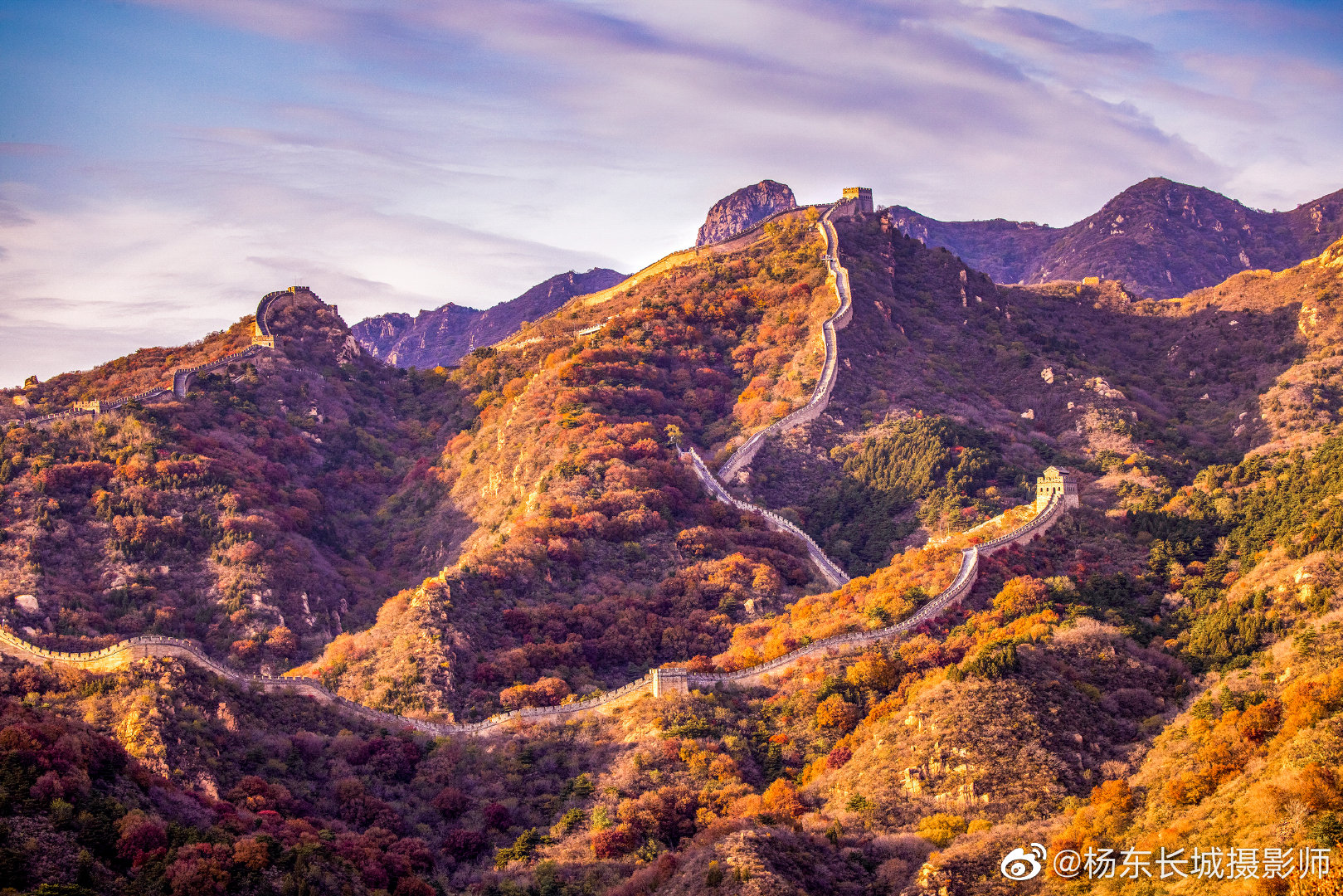 北京延庆八达岭长城-水关长城层林尽染_高清图集_新浪网