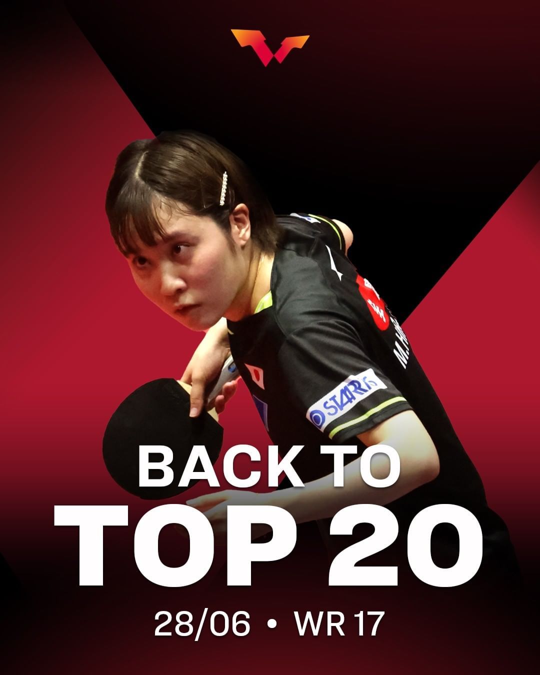 亮点: @平野美宇miuhirano 重回前20 @向小鹏- 职业生涯新高……_高清